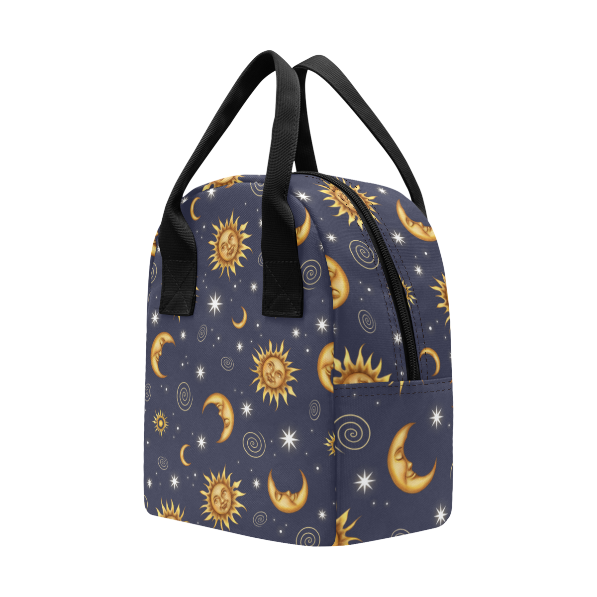Vintage Celestial Pattern Zipper Lunch Bag (Model 1689)
