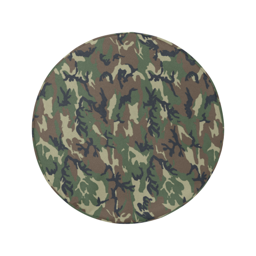 Woodland Forest Green Camouflage 34 Inch Spare Tire Cover