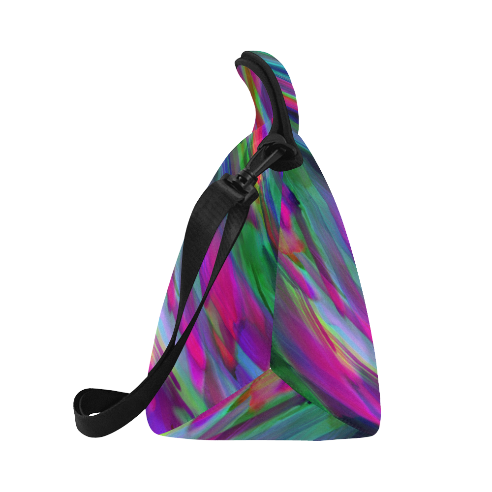 Colorful digital art splashing G400 Neoprene Lunch Bag/Large (Model 1669)