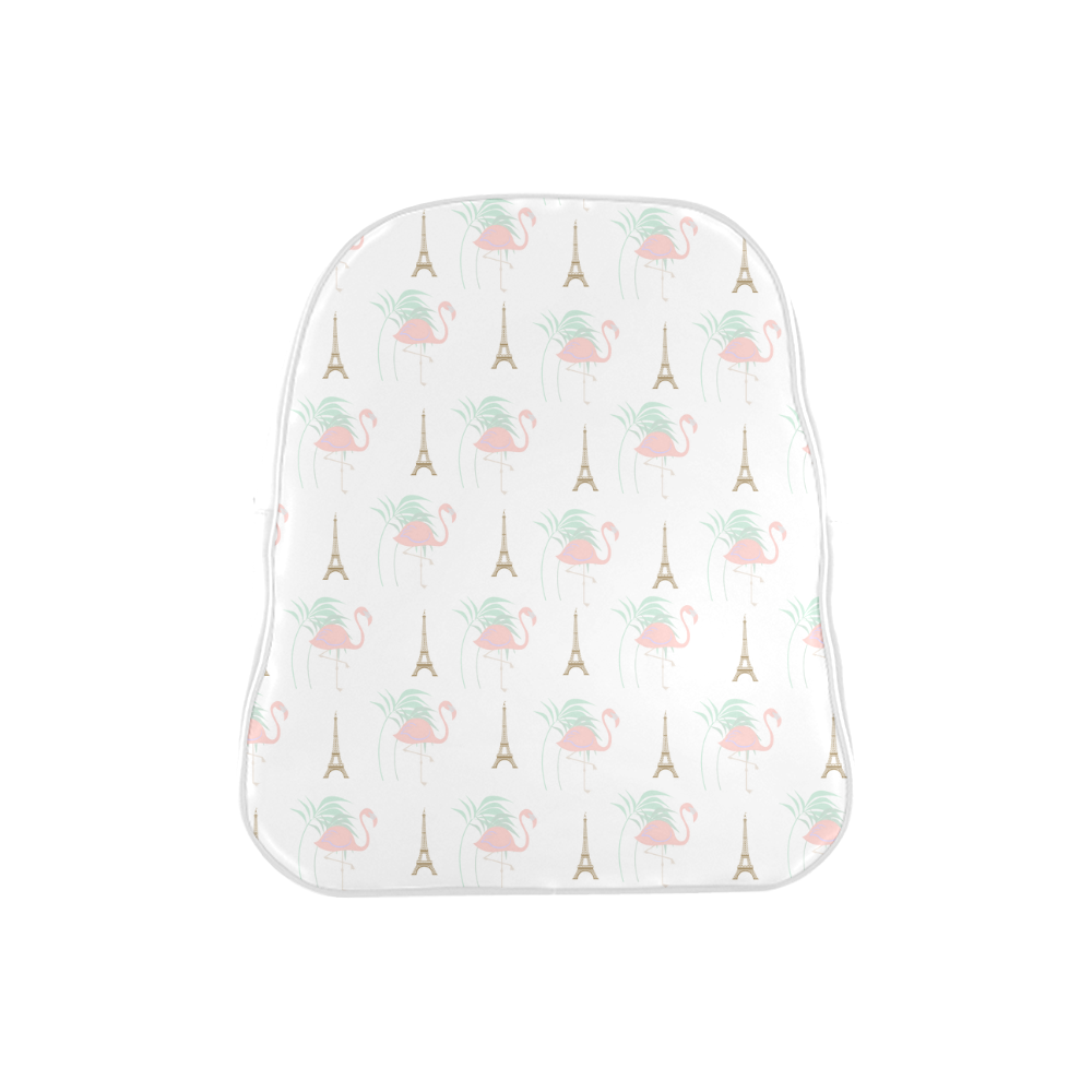 French Flamingos School Backpack (Model 1601)(Small)