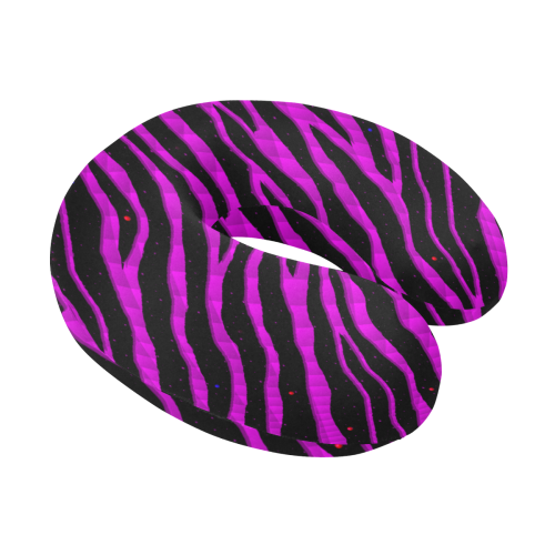 Ripped SpaceTime Stripes - Pink U-Shape Travel Pillow