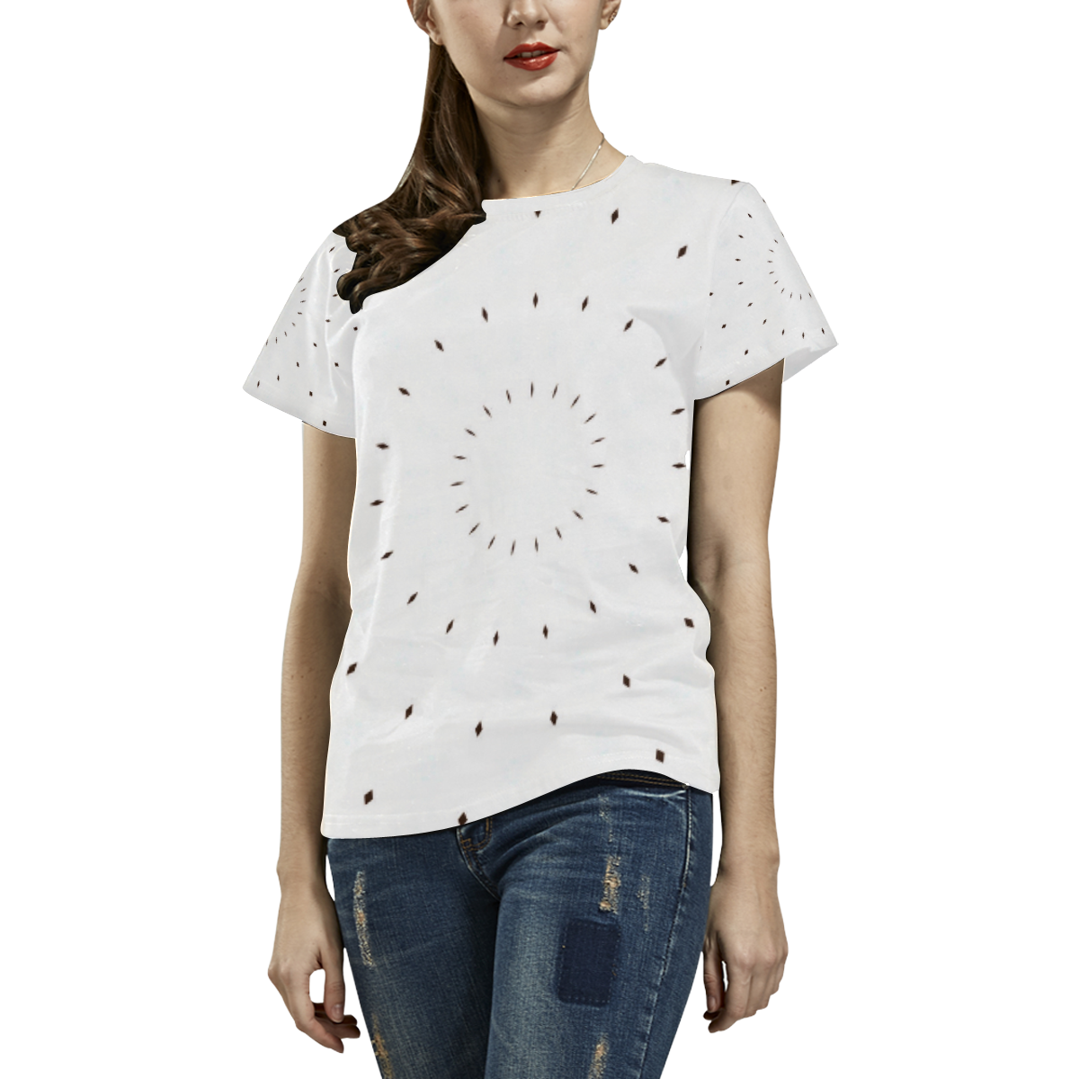 CONNECTED All Over Print T-Shirt for Women (USA Size) (Model T40)