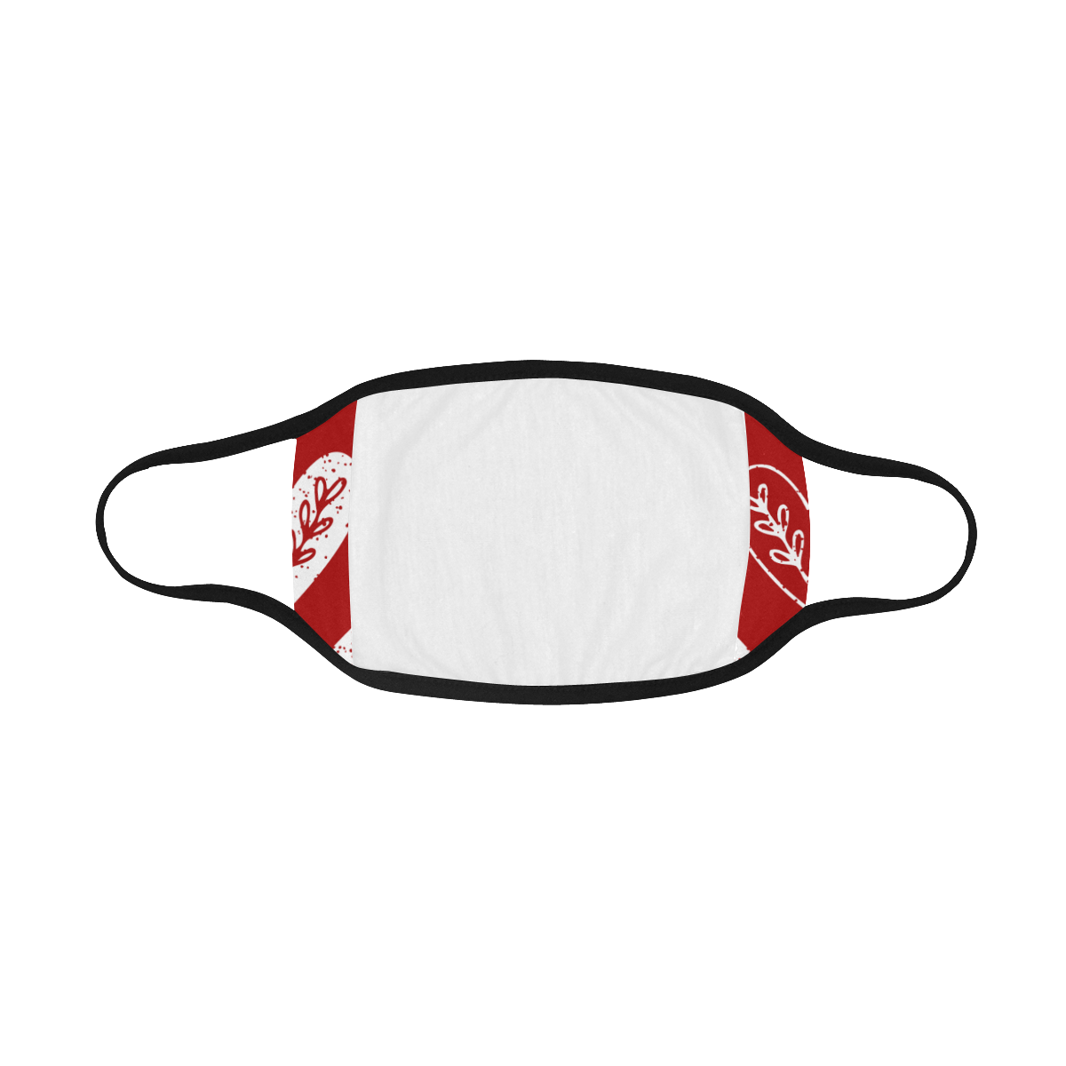 Red Heart Folki Mouth Mask Mouth Mask