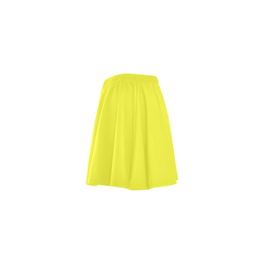 color maximum yellow Mini Skating Skirt (Model D36)