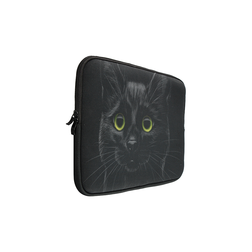 Black Cat Custom Sleeve for Laptop 15.6"