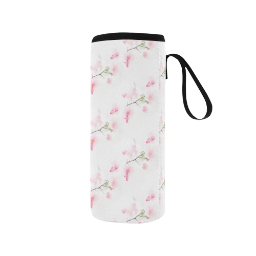 Pattern Orchidées Neoprene Water Bottle Pouch/Medium