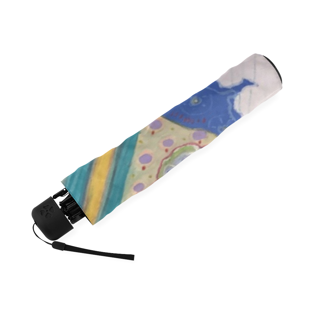 Jacaranda Time in SMA Foldable Umbrella (Model U01)