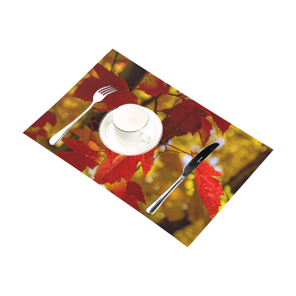 Red Leaf 2 Placemat 12’’ x 18’’ (Set of 2)