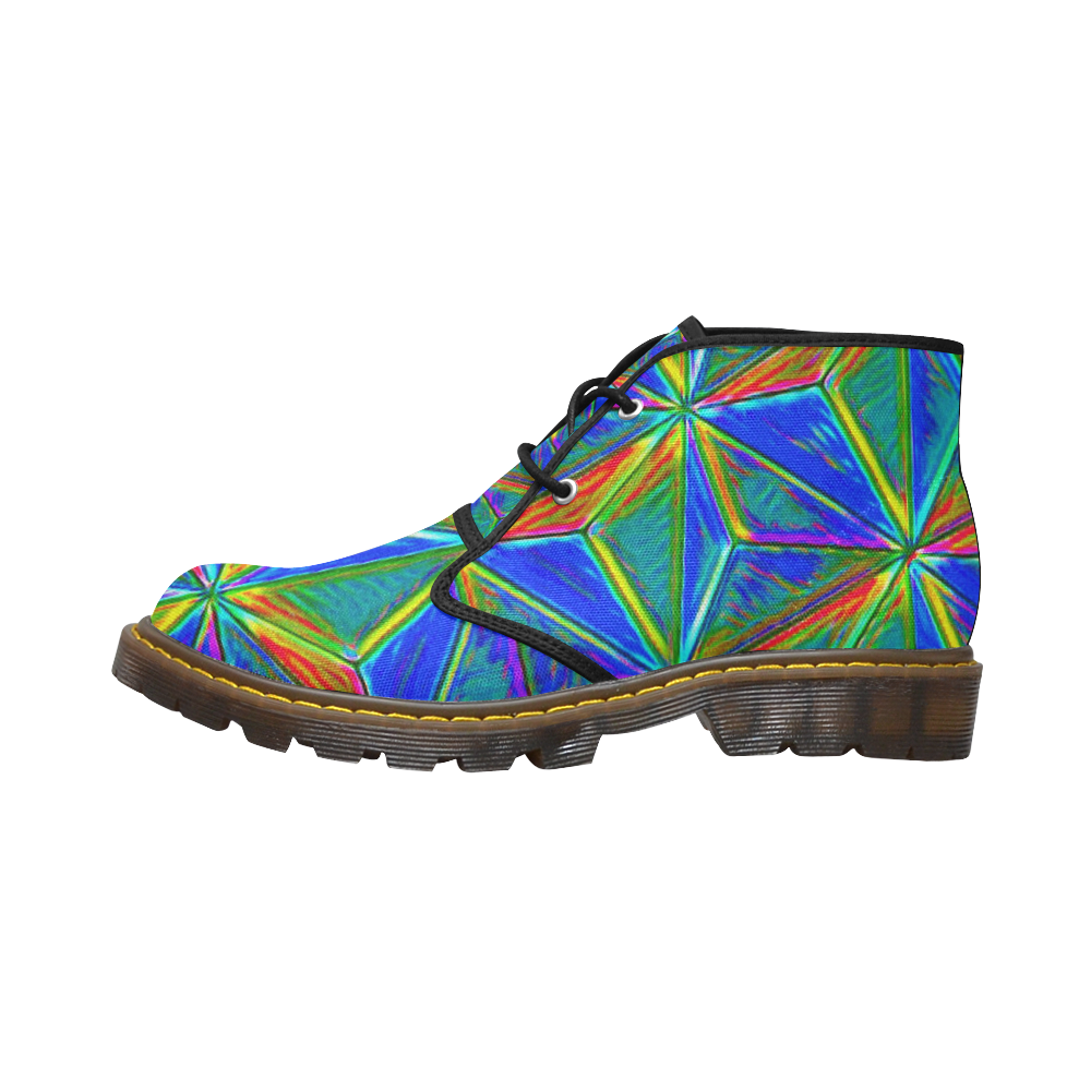 Vivid Life 1E  by JamColors Women's Canvas Chukka Boots/Large Size (Model 2402-1)