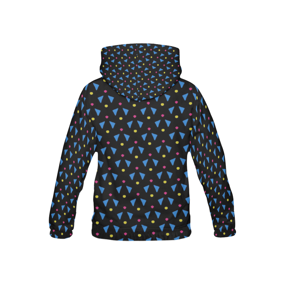 Funny Doodle Pattern 2A by JamColors All Over Print Hoodie for Kid (USA Size) (Model H13)