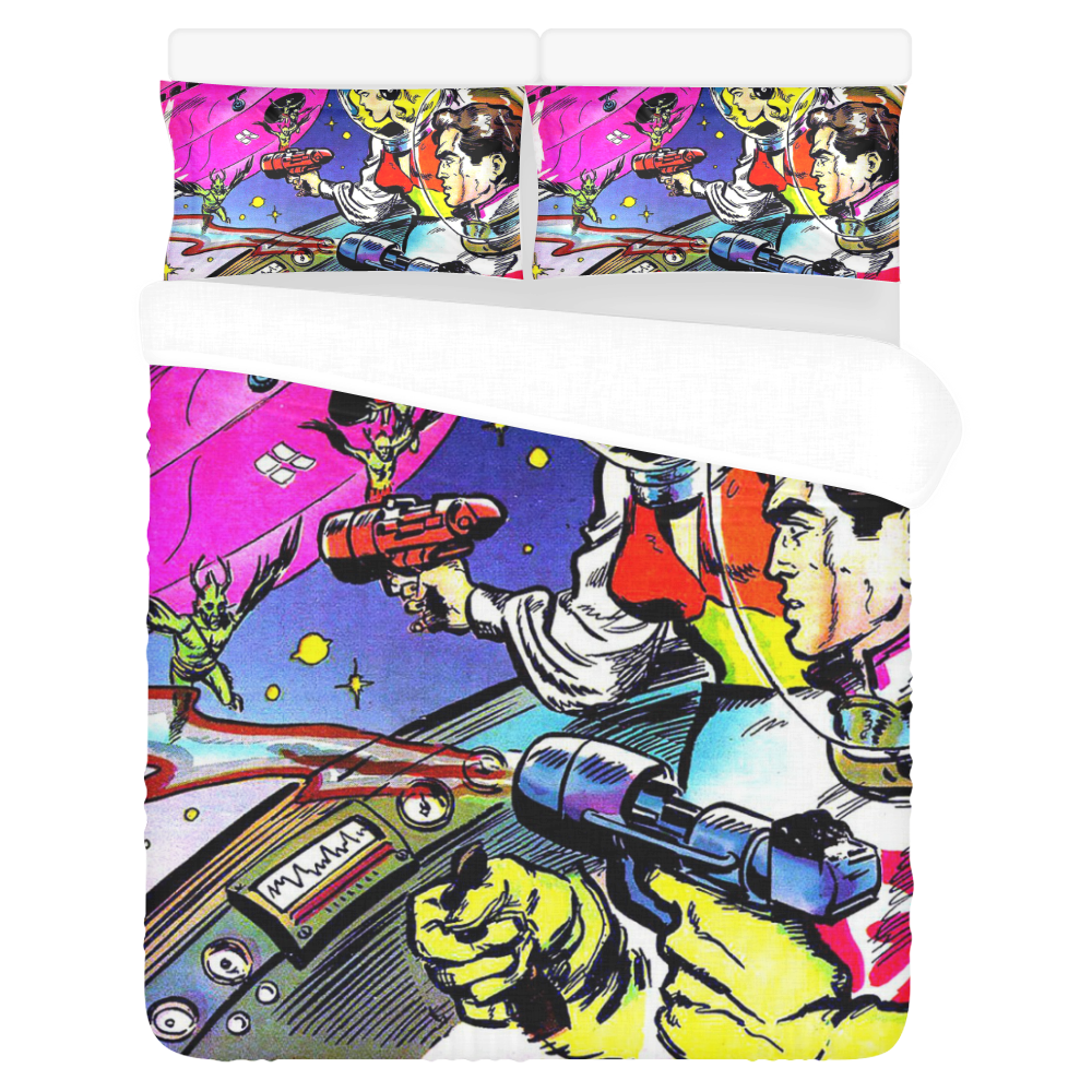 Battle in Space 2 3-Piece Bedding Set