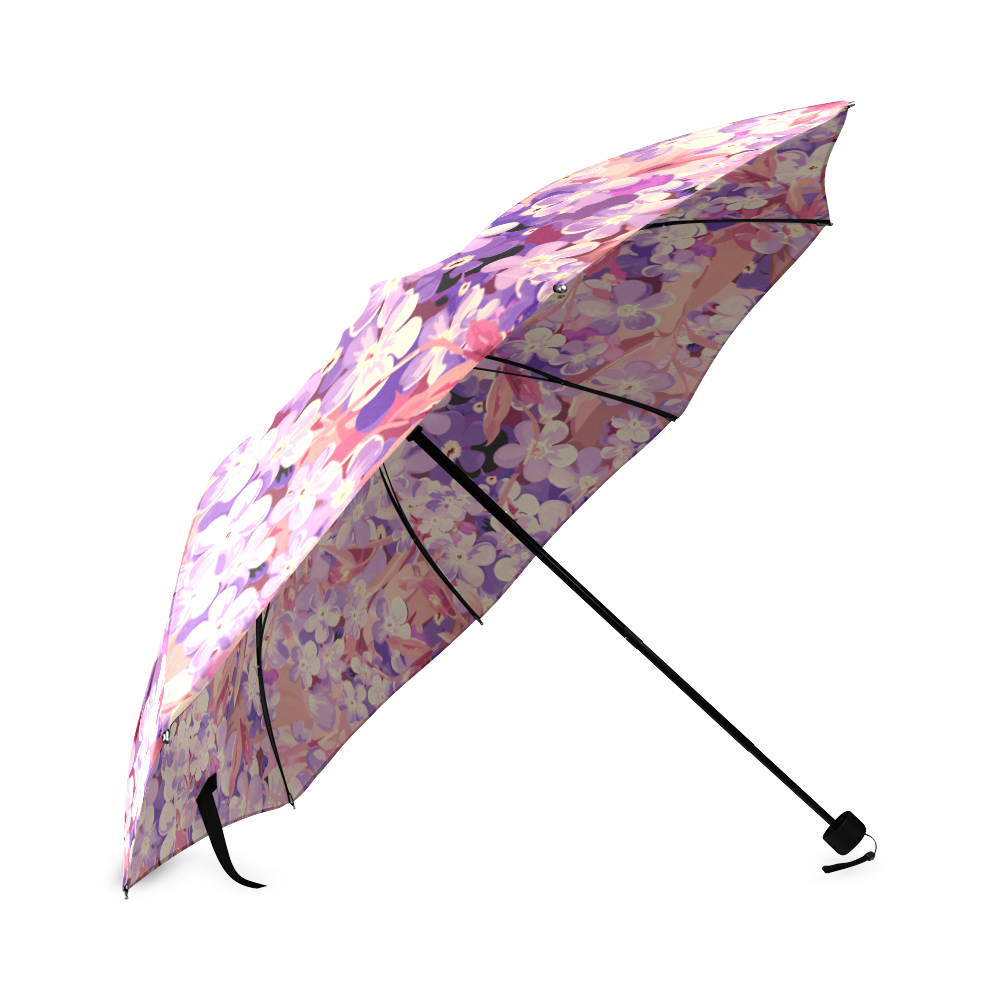 flower pattern Foldable Umbrella (Model U01)