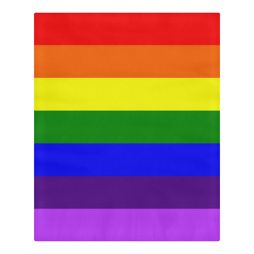 Rainbow Flag (Gay Pride - LGBTQIA+) 3-Piece Bedding Set