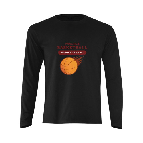 basket Sunny Men's T-shirt (long-sleeve) (Model T08)