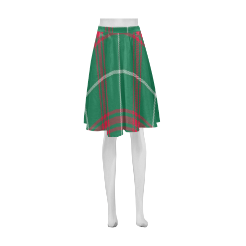 Welsh National Tartan Athena Women's Short Skirt (Model D15)