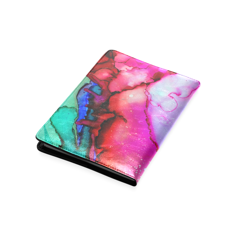 Red purple green ink Custom NoteBook A5