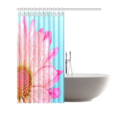 Flower Shower Curtain 66"x72"