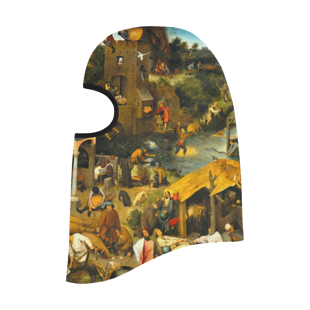 Pieter Brueghel the Elder-The Dutch Proverbs All Over Print Balaclava