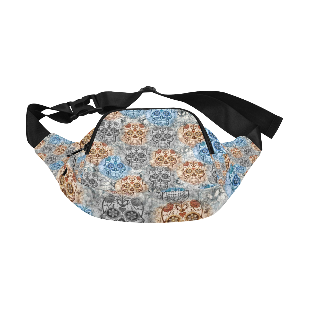 Skulls 1117A by JamColors Fanny Pack/Small (Model 1677)