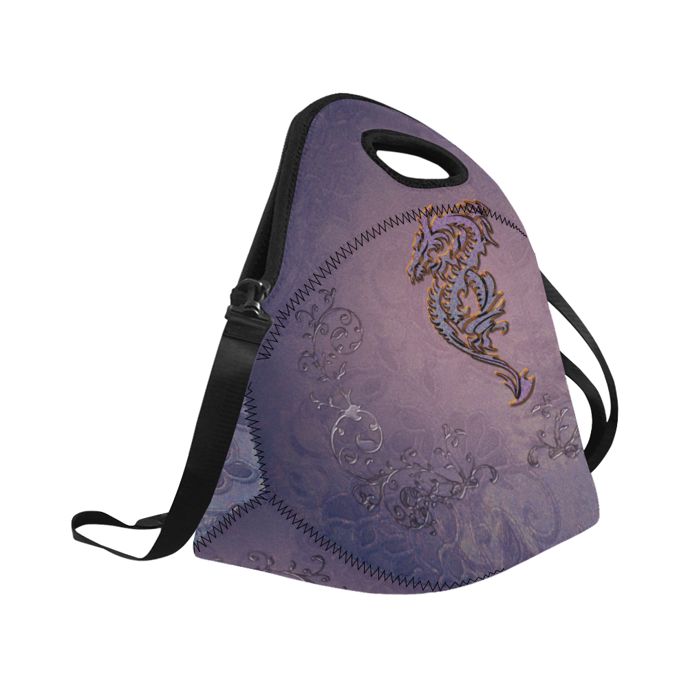 Awesome chinese dragon Neoprene Lunch Bag/Large (Model 1669)