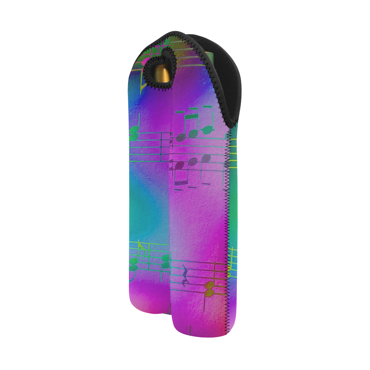 Music, colorful and cheerful B by JamColors 2-Bottle Neoprene Wine Bag