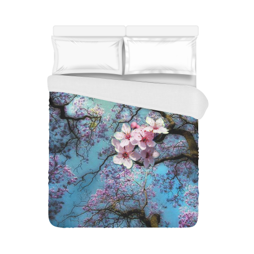 Cherry blossomL Duvet Cover 86"x70" ( All-over-print)