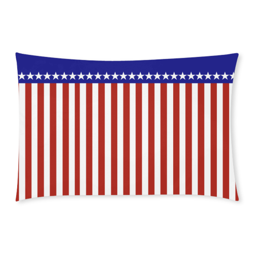 USA Patriotic Stars and Stripes 3-Piece Bedding Set