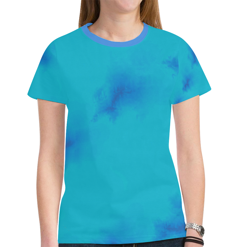 Stain New All Over Print T-shirt for Women (Model T45)