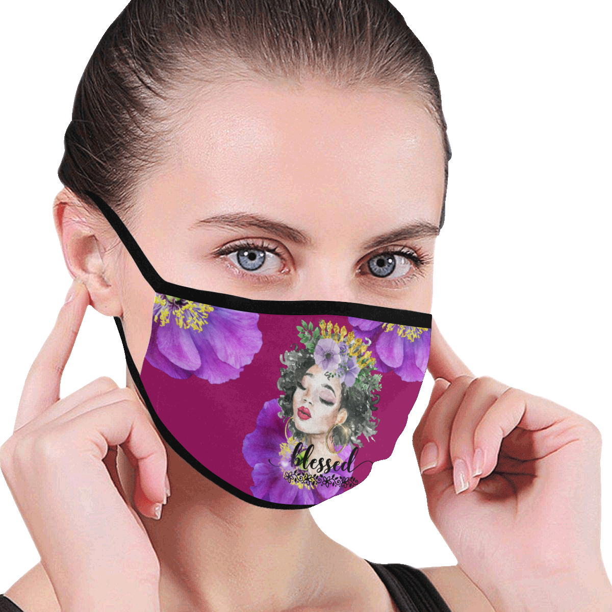 Fairlings Delight's The Word Collection- Blessed 53086a8 Mouth Mask