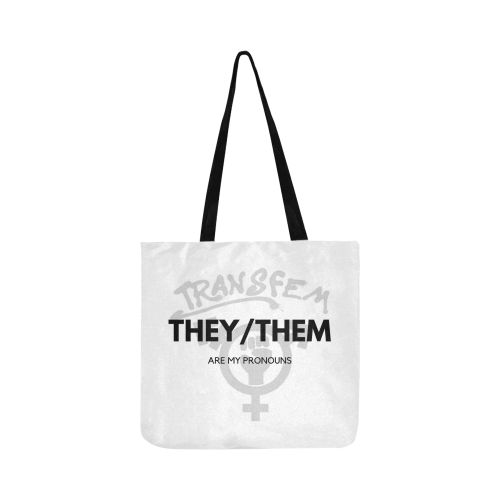 They/them transfem Reusable Shopping Bag Model 1660 (Two sides)