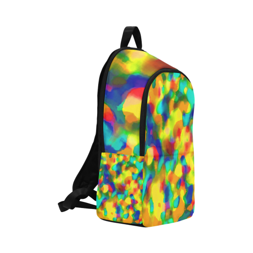 Colorful watercolors texture Fabric Backpack for Adult (Model 1659)