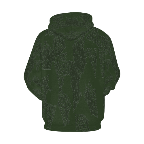 Deep Fir Shades All Over Print Hoodie for Men/Large Size (USA Size) (Model H13)