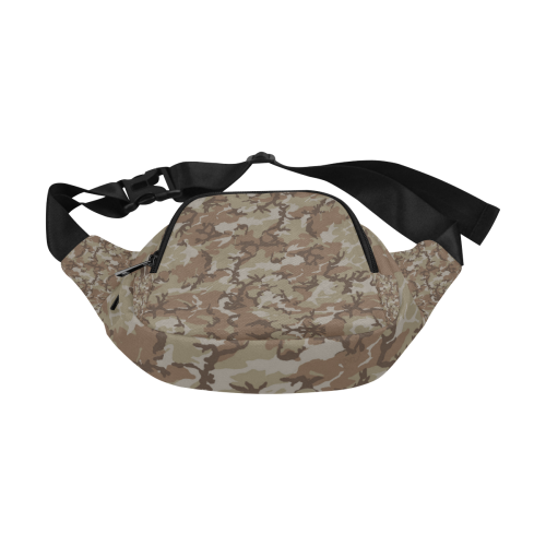 Woodland Desert Brown Camouflage Fanny Pack/Small (Model 1677)