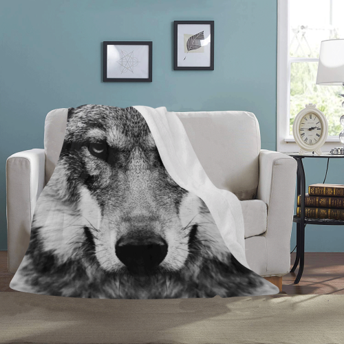 Wolf Animal Nature Ultra-Soft Micro Fleece Blanket 50"x60"