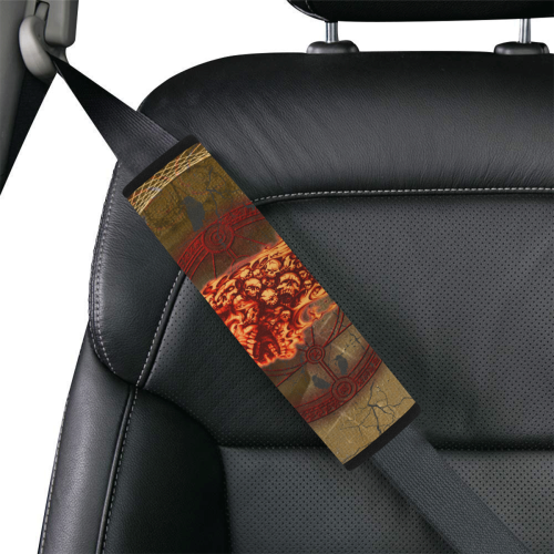 Awesome, creepy flyings skulls Car Seat Belt Cover 7''x10''