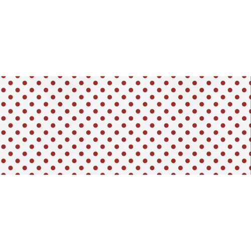 Red Polka Dots on White Gift Wrapping Paper 58"x 23" (3 Rolls)