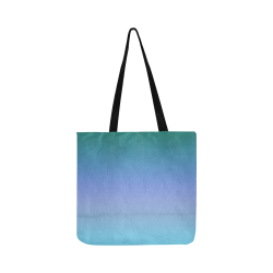 Turquoise Graduated Reusable Shopping Bag Model 1660 (Two sides)