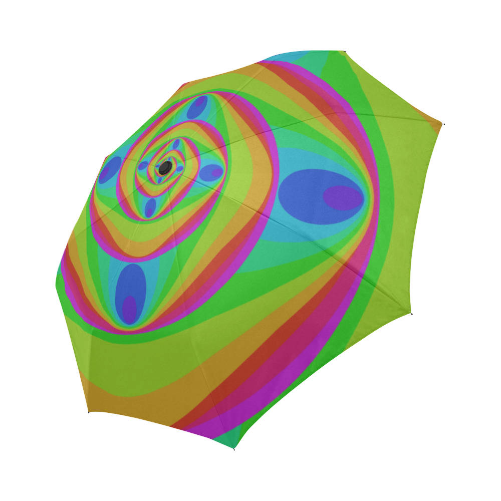 Spiral eyes Auto-Foldable Umbrella (Model U04)