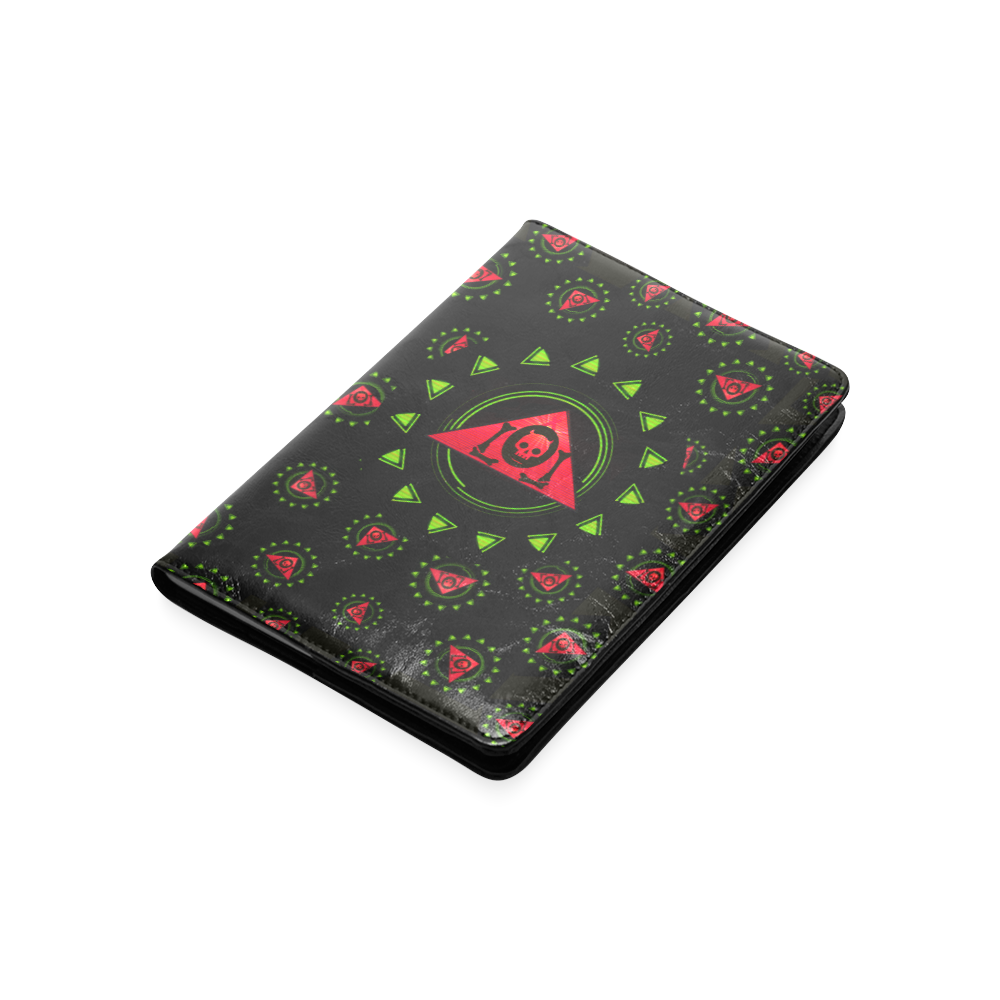 The Lowest of Low Skull Triangle Rose Logo Custom NoteBook A5
