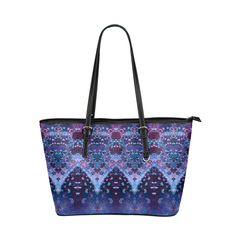Regal Nighttime Leather Tote Bag/Small (Model 1651)