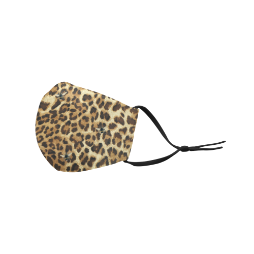 Buzz Leopard 3D Mouth Mask with Drawstring (Pack of 3) (Model M04)