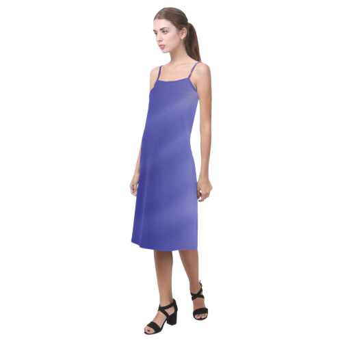 Blue silver fade Alcestis Slip Dress (Model D05)