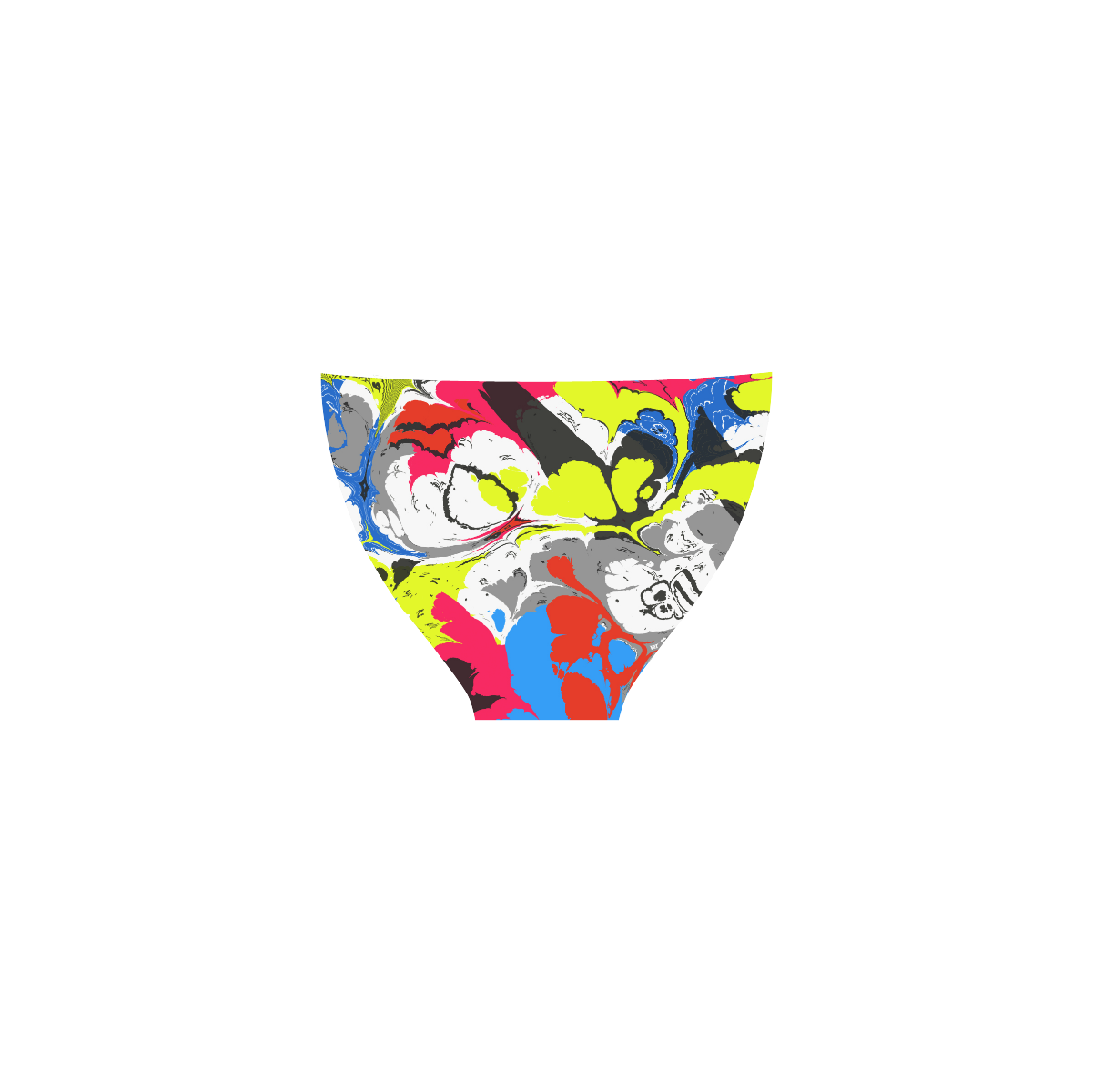 Colorful distorted shapes2 Custom Bikini Swimsuit (Model S01)