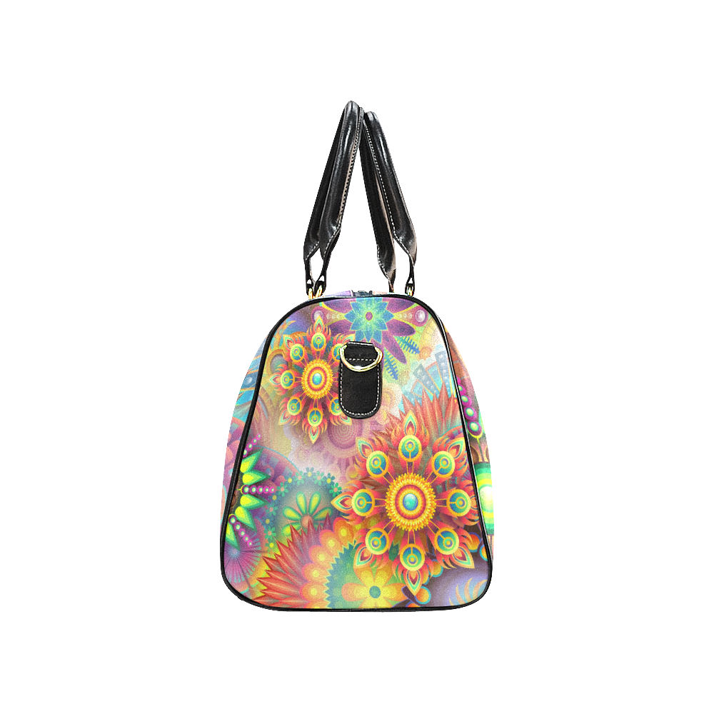 colorful-abstract 3D New Waterproof Travel Bag/Large (Model 1639)