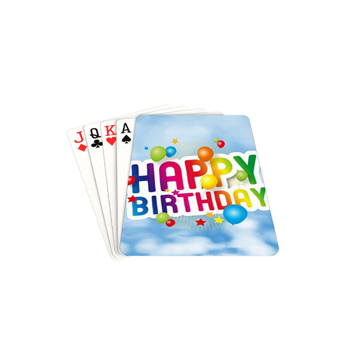 Happy Birthday Playing Cards 2.5"x3.5"