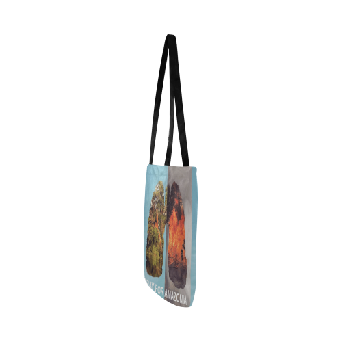 PRAY FOR AMAZONIA Reusable Shopping Bag Model 1660 (Two sides)