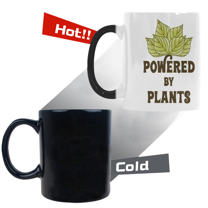 Powered by Plants (vegan) Custom Morphing Mug