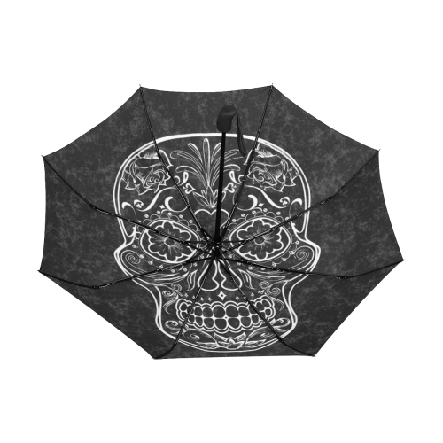 Skull 20161111_by_JAMColors Anti-UV Auto-Foldable Umbrella (Underside Printing) (U06)