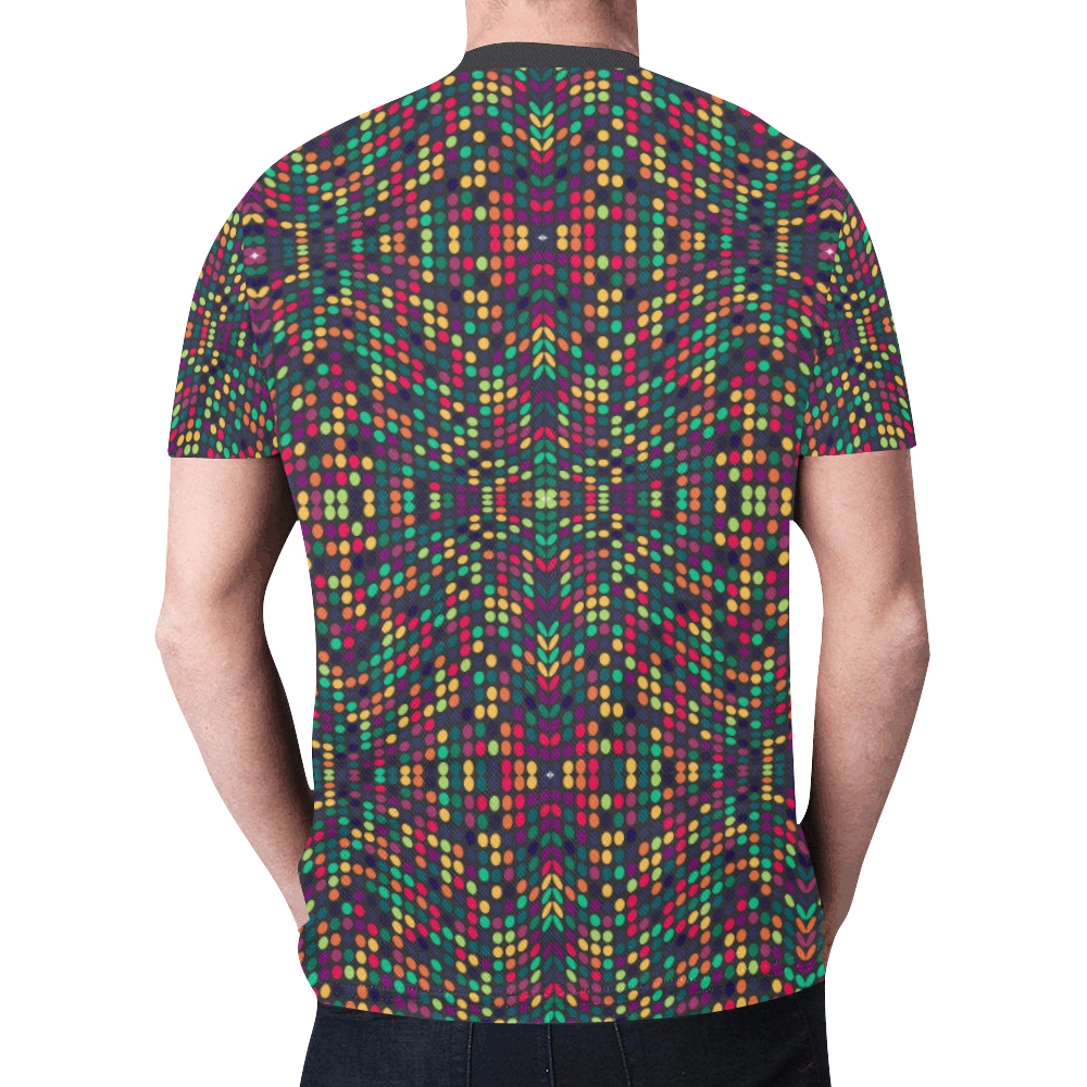 dots large New All Over Print T-shirt for Men (Model T45)