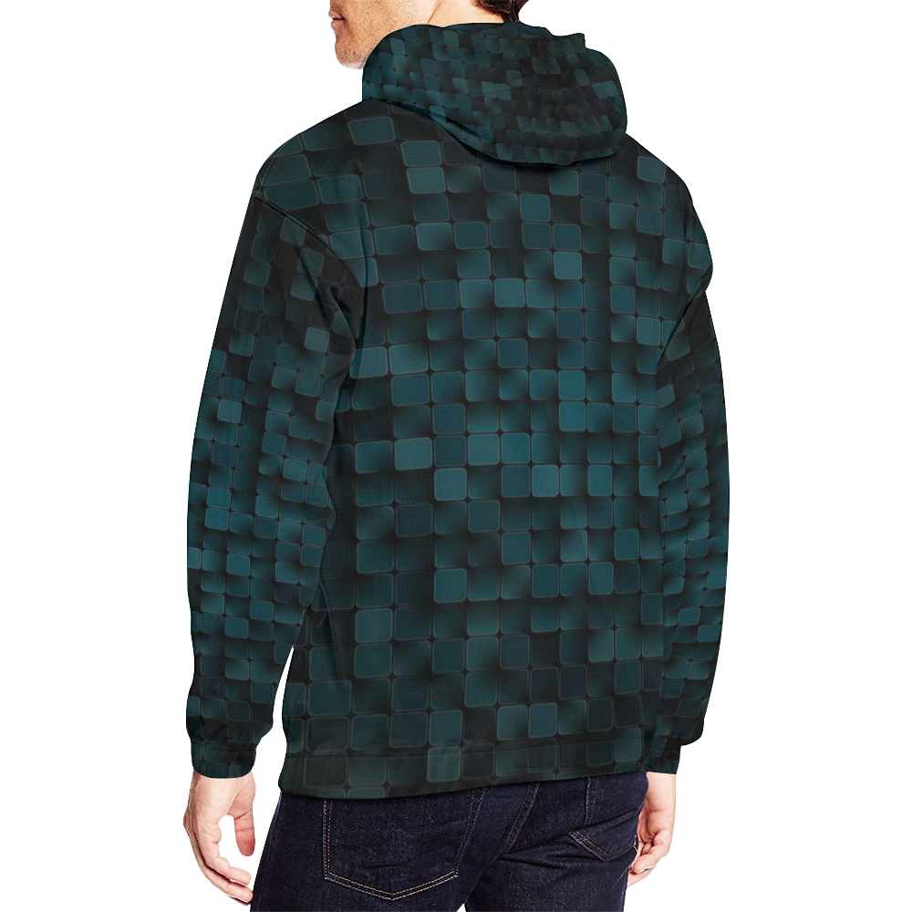 Tokyo Gamer Virutal Reality Genius All Over Print Hoodie for Men/Large Size (USA Size) (Model H13)